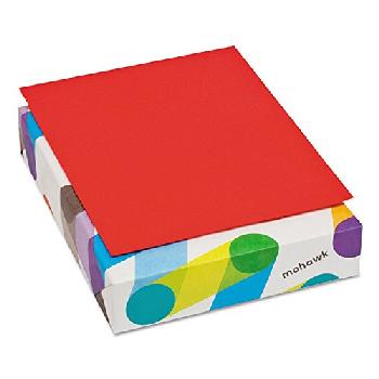 Mohawk Paper® BriteHue Red 20 lb. Smooth Text 8.5x11 in. 500 Sheets per Ream